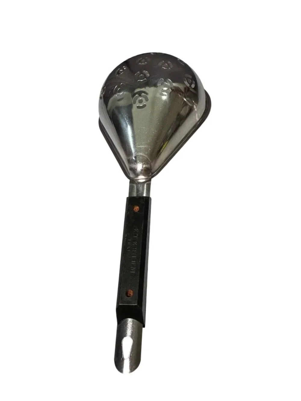 VTG Aeternum Italy Perforated Stainless Serving Spoon for Straining & Draining
